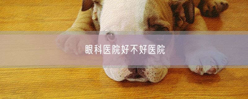 眼科医院好不好医院